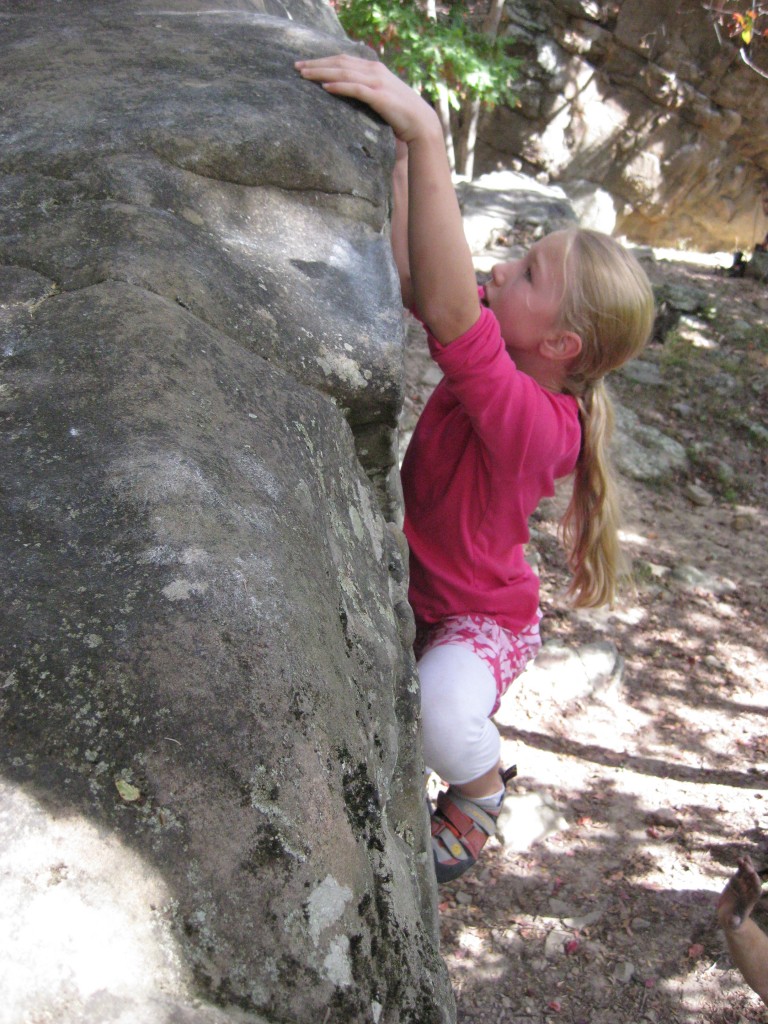 Bouldering at Horseshoe Canyon Ranch