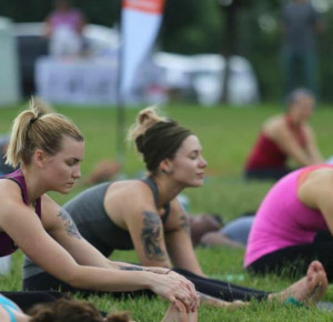 Grace Cockram Yoga in the Park