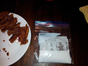 Camping and Bacon Packaging Step 6