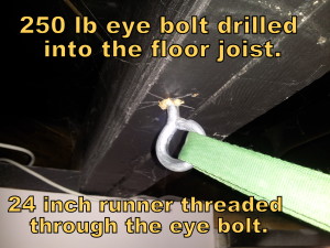 Eye Bolt for Hammock