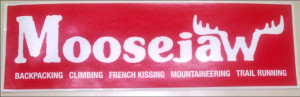 Moosejaw on the Plaza Sticker